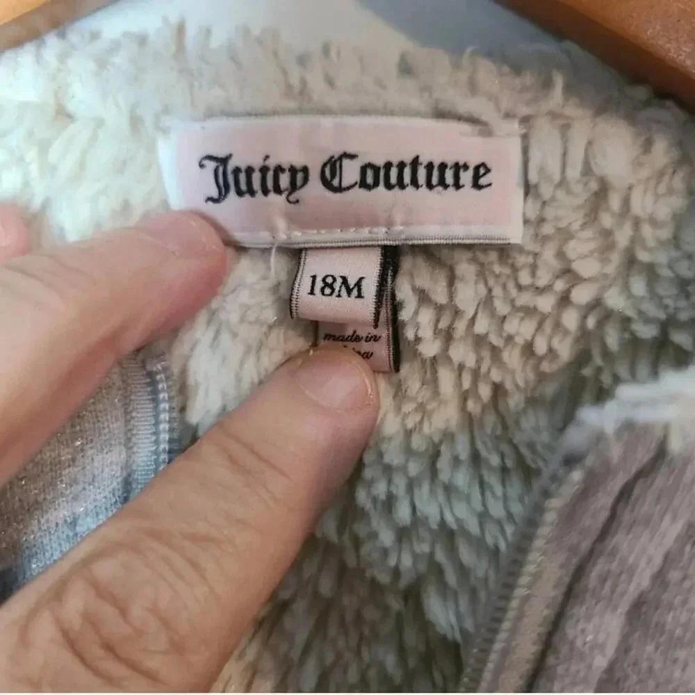 Juicy Couture Fleece Infant Jacket / 18 mths.